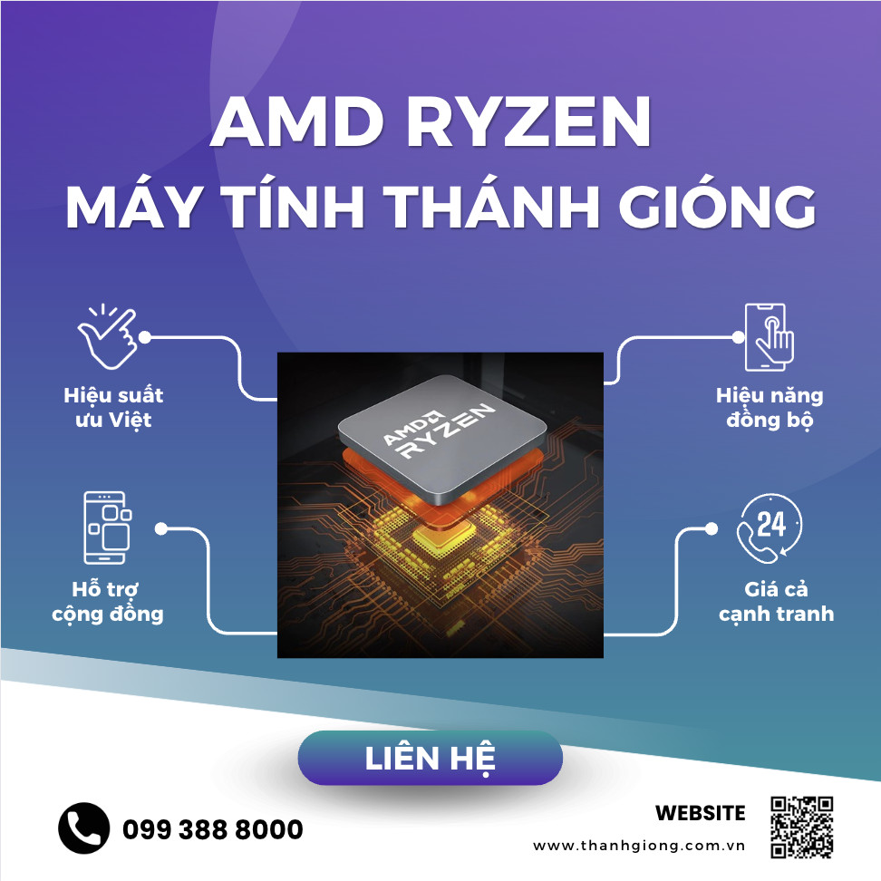 Chip AMD: Sự Lựa Chọn Đáng Chú Ý của Công Ty Máy Tính Thánh Gióng
